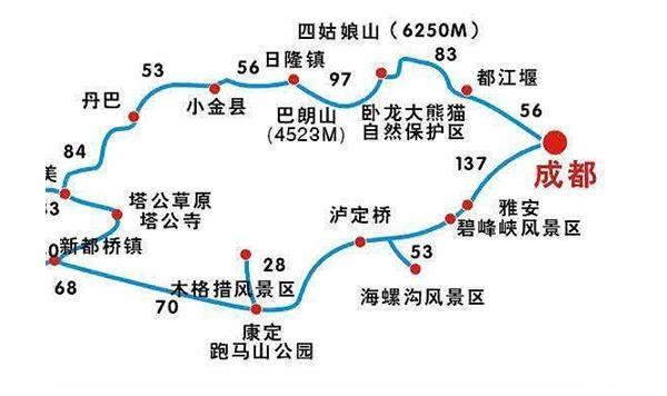 成都到新都桥自驾路线及详细攻略