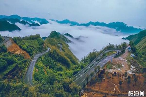 余姚四明山盘山公路起点和终点，附线路图