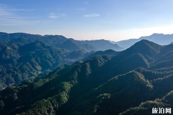 大别山主峰白马尖景区游玩