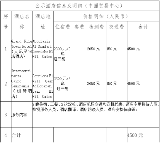 四川航空开罗-成都帮办实施闭环管理 乘客起飞三天前需酒店隔离