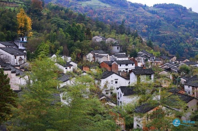 石潭 木梨硔 塔川风景照片