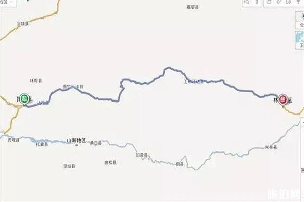 拉林公路全长多少 拉林公路限速多少