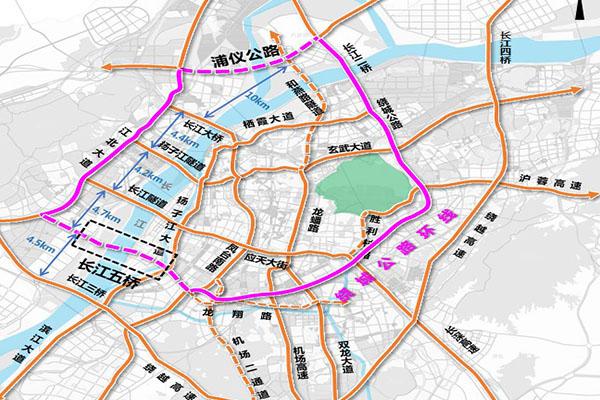 南京长江五桥收费吗 南京长江五桥位置图