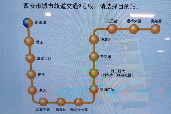 西安地铁5号线、6号线一期、9号线开通时间以及开通站点、换乘车站