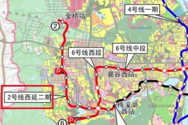 长沙地铁2号线西延线二期具体站点走向 长沙地铁2号线西延线二期最新进展