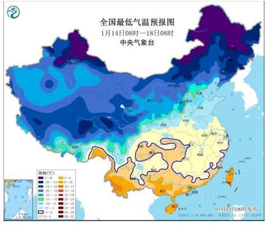 2021年首次寒潮来临 部分地区降温超10℃