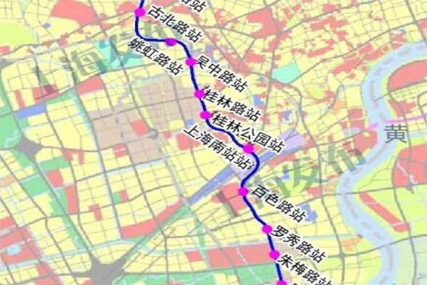 上海地铁15号线什么时候通车 上海地铁15号线线路图