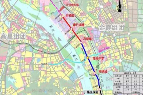 长沙地铁1号线北延线最新消息 长沙地铁1号线站点图