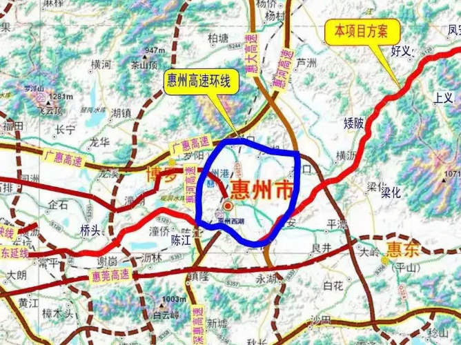 广东1月开通高速公路线路图