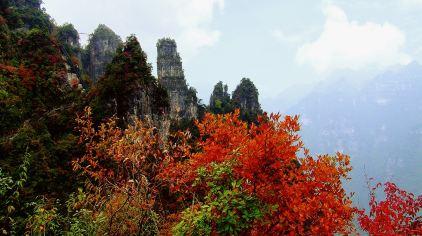 柴埠溪大峡谷导览图