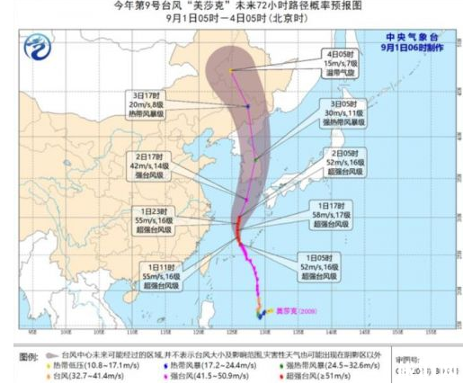 2020年9号台风美莎克最新消息-大鹿岛景区关闭