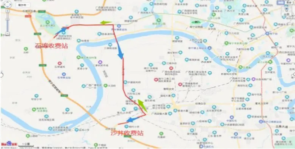 2021春节南宁高速拥堵路段及绕行指南-施工路段汇总