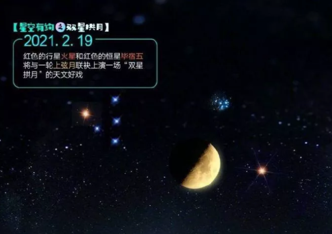 2021双星拱月出现在什么时候