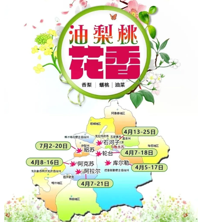 2021年那拉提杏花节时间 乌鲁木齐赏花地图