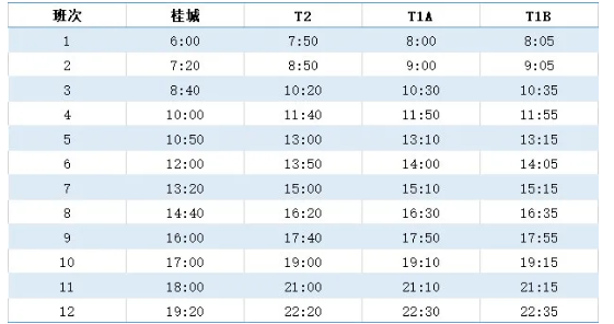 2020佛山机场大巴时刻表最新 桂城候机楼恢复营业