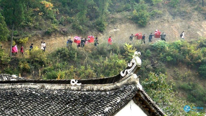 商洛竹林关区西岭乡茶房垭村