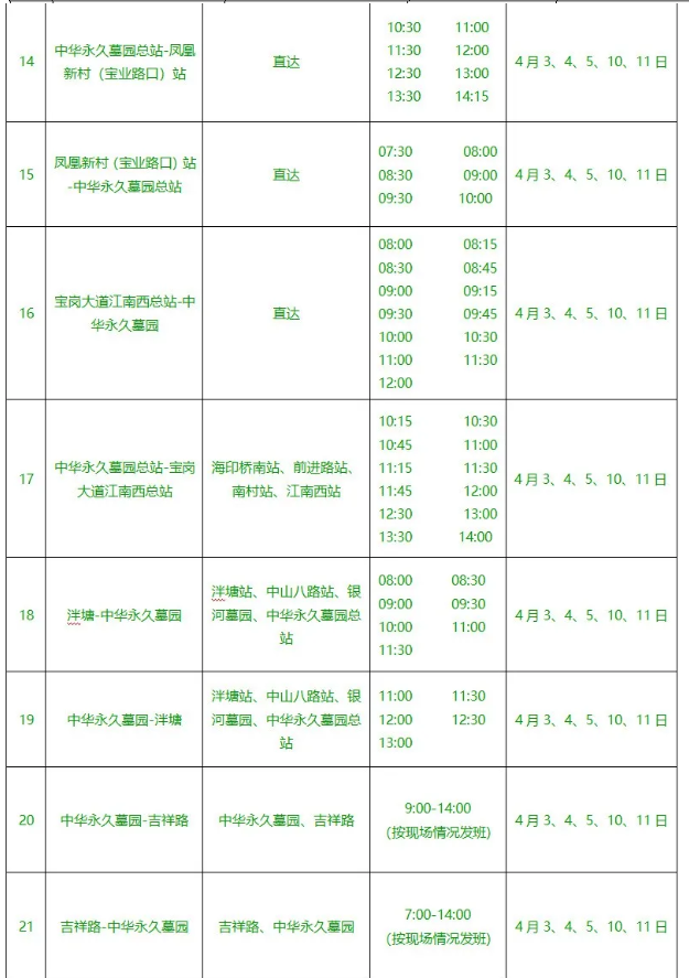 2021广东清明高速易拥堵路段 广州清明定制专线运行时间及站点