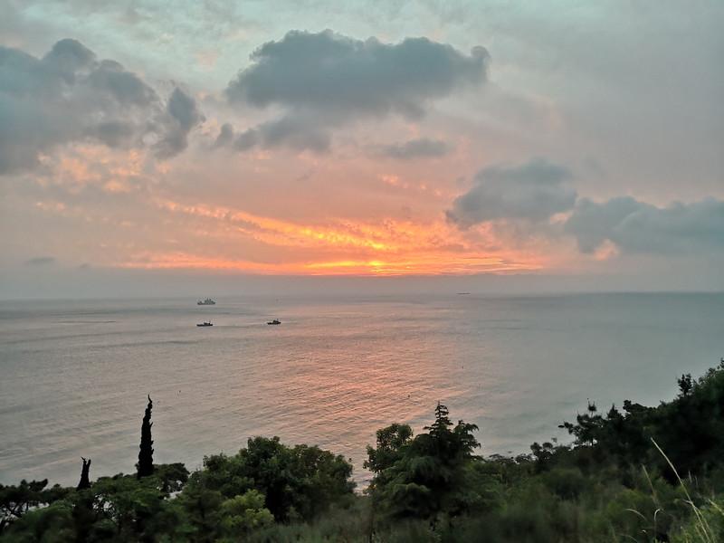 灵山岛日出照片灵山岛日出日落照片