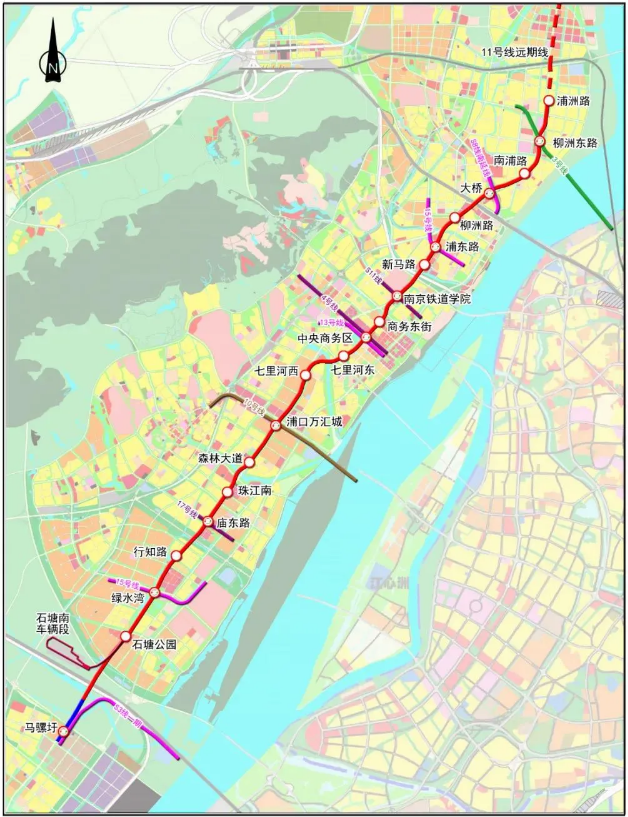 元宵节南京地铁运营时间调整 2021南京建设中的地铁线路图